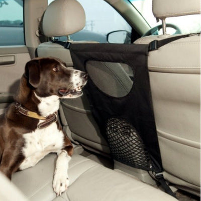 Rear Seat Pet Safety Barrier — Drive Calm. Arrive Together. Keep Everyone Safe.