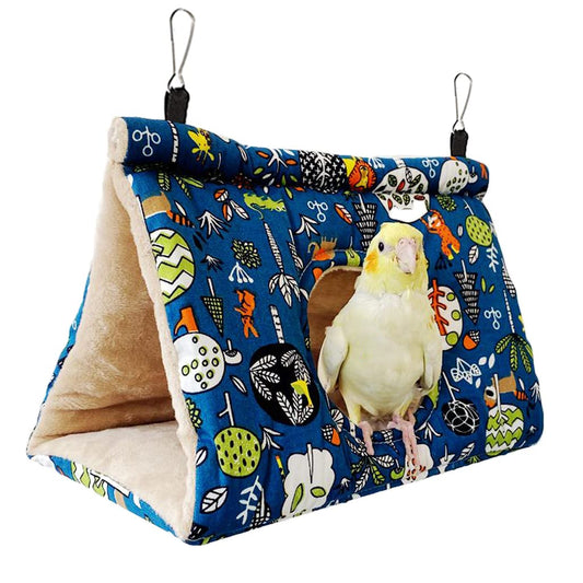Warm Bird Snuggle Hut — Give Your Parrot a Cozy Place to Hide & Rest