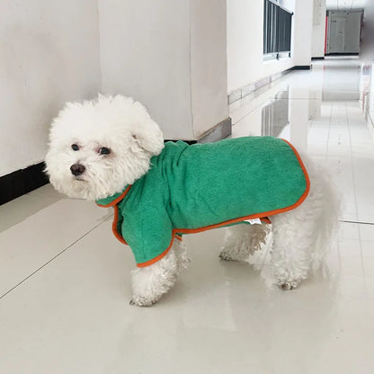 Pet Microfiber Bathrobe — The Post-Bath Wrap Your Dog Actually Deserves