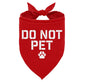 "Do Not Pet" Reactive Dog Bandana — Give Your Dog the Space They Need to Thrive
