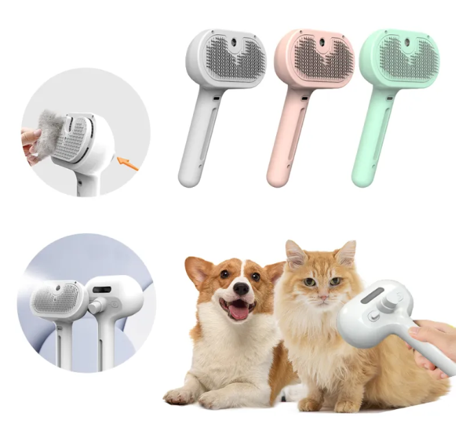 One-Click Self-Cleaning Deshedding Brush — Stop the Fur. Start the Peace.
