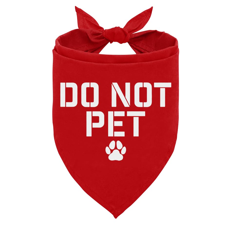 "Do Not Pet" Reactive Dog Bandana — Give Your Dog the Space They Need to Thrive